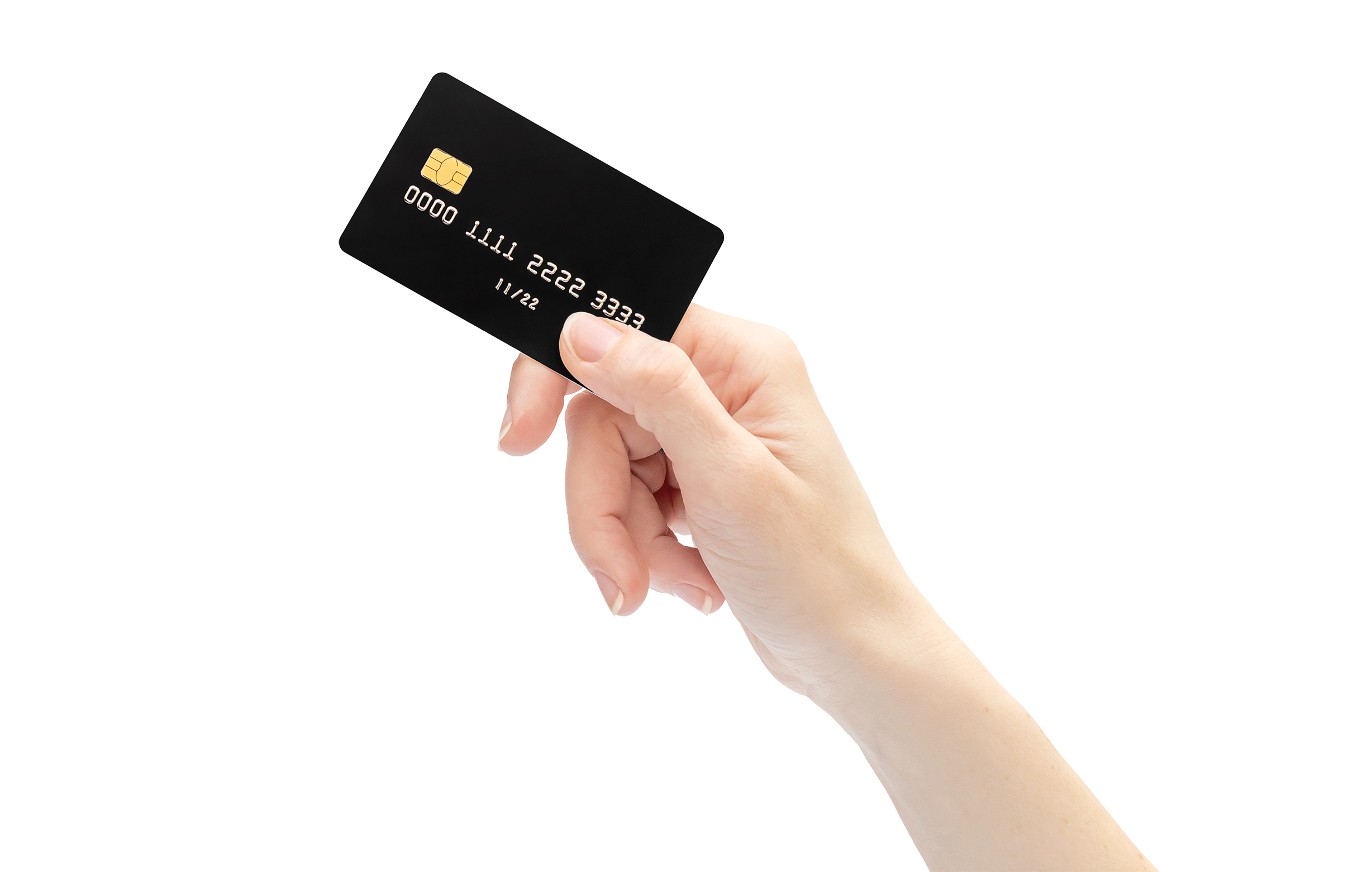 Credit Card in Hand